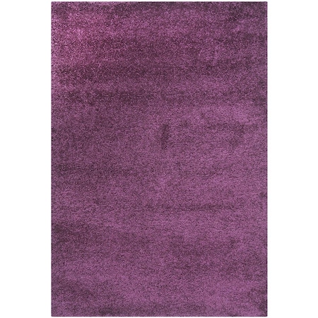 Safavieh 2 ft. 3 in. x 15 ft. Shag Rectangle Power-Loomed Rug Purple SG151-7373-215